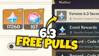 GOOD NEWS! 17,260+ FREE PRIMOGEMS FOR COLUMBINA & ZIBAI IN VERSION 6.3! - Genshin Impact