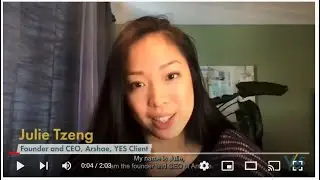 YES Success Story: Julie Tzeng
