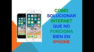 Como solucionar cuando internet no funciona bien en iPhone