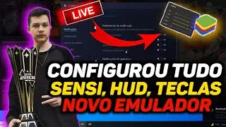 TWO9 CONFIGUROU EM LIVE NOVO EMULADOR 😱 SENSI, HUD, MAP. DE TECLAS E TODA CONFIGURAÇÃO ✅ FREE FIRE
