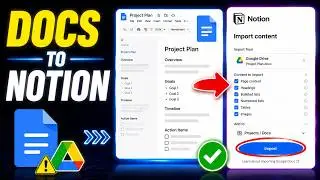 How To Import Google Docs Into Notion(2026 Correct Way)
