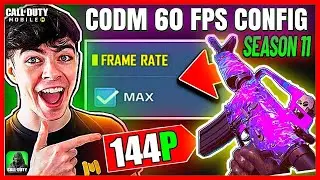 How to unlock 60 Fps & Max Graphics Codm Global / Garena Best 60 Fps Config For Cod mobile Season 11