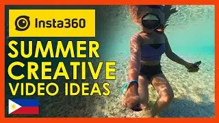 INSTA 360 X3 SUMMER CREATIVE VIDEO IDEAS SHOTS IN THE PHILIPPINES | DIVE KIT SET UNBOXING AND REVIEW