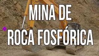 Mina de Roca Fosfórica abonos proceso de transforacion, linea de producción