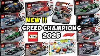 ⚠️NEW⚠️LEGO 2025 Speed Champions 🏁🏎️ Formula 1 Cars 🏎️🏁 | Early Reviews & HONEST Thoughts ‼️