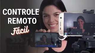 A forma mais fácil de gravar vídeos sozinho, usando a câmera traseira do celular - controle remoto.