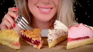 B-day special!! ASMR CAKE EATING 🍰 MUKBANG [ mouth sounds & whispers ]