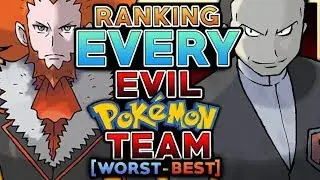 Ranking Every Evil Pokemon Team From Worst To Best