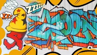 Classic Graffiti with Characters