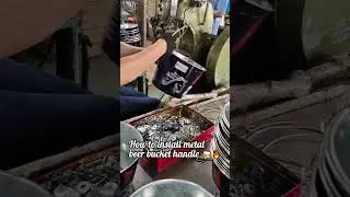 How to Install a Metal Beer Bucket Handle! #shorts #beerbucket