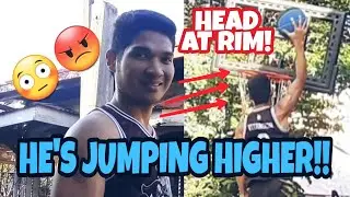 GRABE SI TEDDY, HEAD AT RIM NA!??