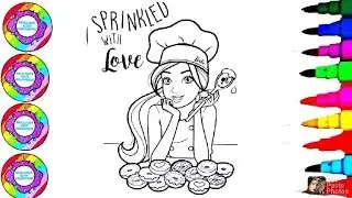 Coloring Drawing for Kids Disney's Barbie Kaibibi Sprinkled with Love Coloring Paint Kids Toddlers