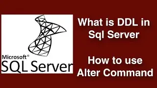 How to alter use Alter command in Sql server | Use of alter command in Sql Server