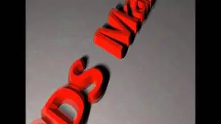 3DS max 3d text