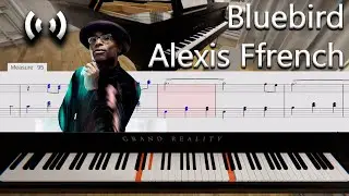 Bluebird by Alexis Ffrench Piano Tutorial with Scrolling Sheet Music