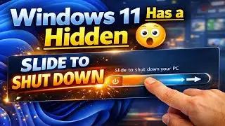 Slide to Shutdown Your PC: Easy Windows Trick!