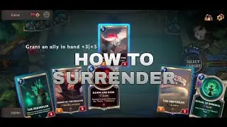 SURRENDER BUTTON | RANK MODE | LEGENDS OF RUNETERRA | DECK | ELUSIVE