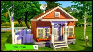 MICRO STARTER HOME | SIMS 4 TINY LIVING SPEED BUILD