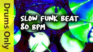 Drum Loops - Slow Funk 80 BPM - Jim Dooley