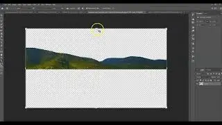 Illustrator House Rendering - Mountain Background