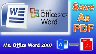CARA MENAMBAHKAN FITUR SAVE AS PDF PADA MICROSOFT OFFICE WORD 2007