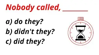 ENGLISH TAG QUESTIONS QUIZ. How much you can score? English grammar quiz