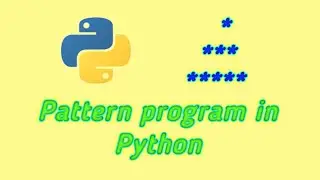 Pattern program in Python || Xmas tree pattern program in python