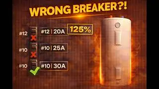 How to Size Water Heater Wire and Breakers