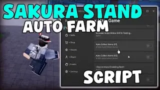 [❄☀] Roblox Sakura Stand Script Auto Farm, Items Farm & Free Stands Pastebin 2025