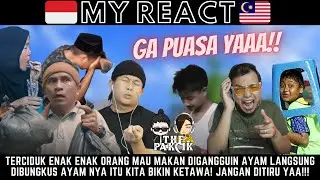 REAKSI LUCU TERCIDUK BATAL PUASA part 2
