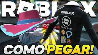 COMO GANHAR o CHAPEU do COWBOY e JACKET de ITEM GRATIS do ROBLOX!