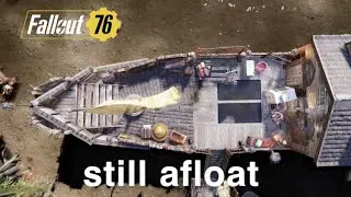 Abandoned Immersive Boat House CAMP Fallout 76 Build Tutorial