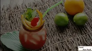 How to Make KNF Sunset Rum Punch - Easy Rum Punch Recipe