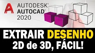 AUTOCAD 2020 - EXTRACT 2D FROM 3D (NOT AUTOCAD)