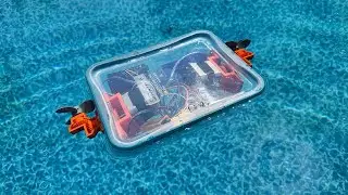 I Made a Plastic Container Boat
