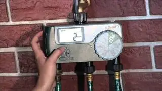How To Program an Orbit 3-Outlet Hose Faucet Timer