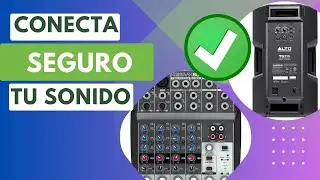 Como conectar correctamente CONSOLA ANÁLOGA a Parlante ACTIVO