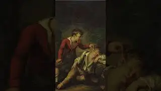 Тимофей Соколов "Мальчик будит перышком сидящего товарища" 1811