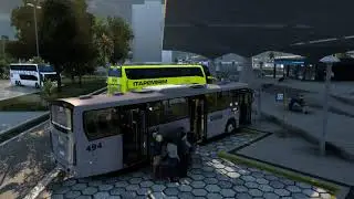 ETS 2 - Linha Intermunicipal Guarujá - Cubatão Ida e Volta Direto Com o Apache Vip IV - Mapa RBR