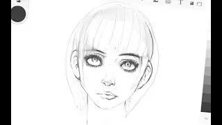 Drawing Anime Head Demo Video