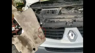 Renault Traffic 2.0 TDCI 2012 год Замена Бачка Омывателя