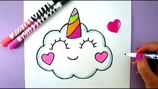 KAWAII РИСУНКИ / КАК НАРИСОВАТЬ ОБЛАКО ЕДИНОРОГ /