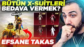 TÜM X-SUİT VE NADİR SETLERİ BEDAVA İSTEDİĞİNİZ KİŞİYE VEREBİLECEĞİNİZ EFSANE OLAY! | PUBG MOBILE