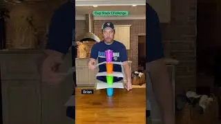 Cup stack challenge!!