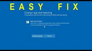 Task host is stopping background tasks. (\Microsoft\Windows