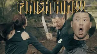 EPIC BATTLE SCENE WITH THE COLDSTEEL FACON & CHIEFTAN SAX