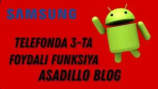 Telefonda Foydali Funkisyalar 2023