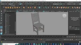 CÓMO CREAR UNA SILLA EN MAYA AUTODESK 2024
