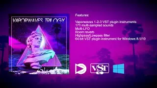 Vaporwaves Trilogy VST plugin instruments for Windows