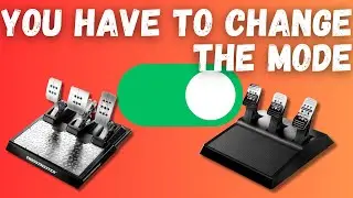Thrustmaster T-LCM Pedals Not Working With The Wheel Base | Thrustmaster Pedal Mode Switch
